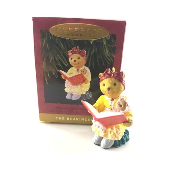 Hallmark Keepsake Ornament Bearnadette Bearinger Bear 1993 - Picture 1 of 8